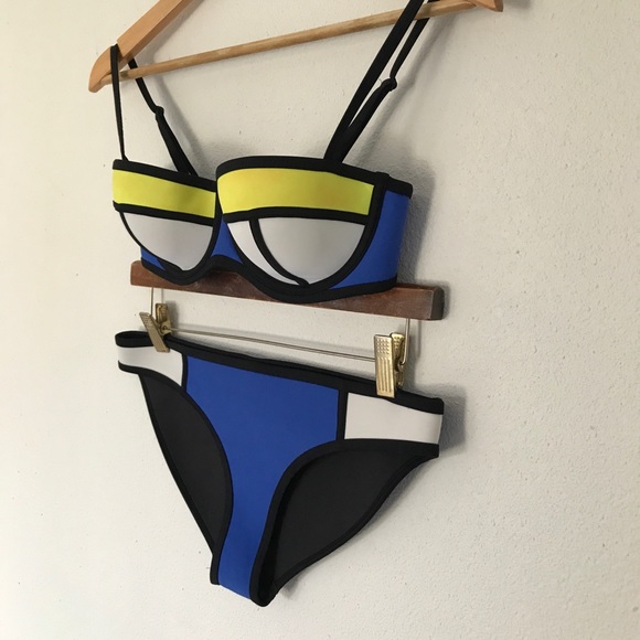 Triangl Poppy Blue Crush Bikini Set S/L (2-pieces) - Picture 3 of 16